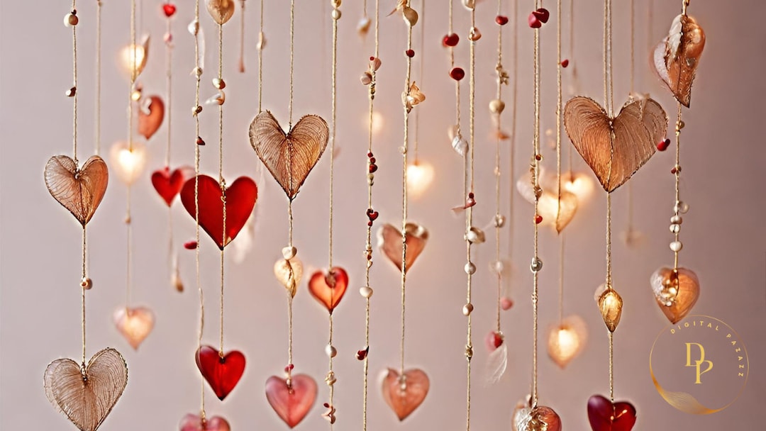 Valentine's Day Virtual Backgrounds / Office Meeting Backdrops for Zoom
