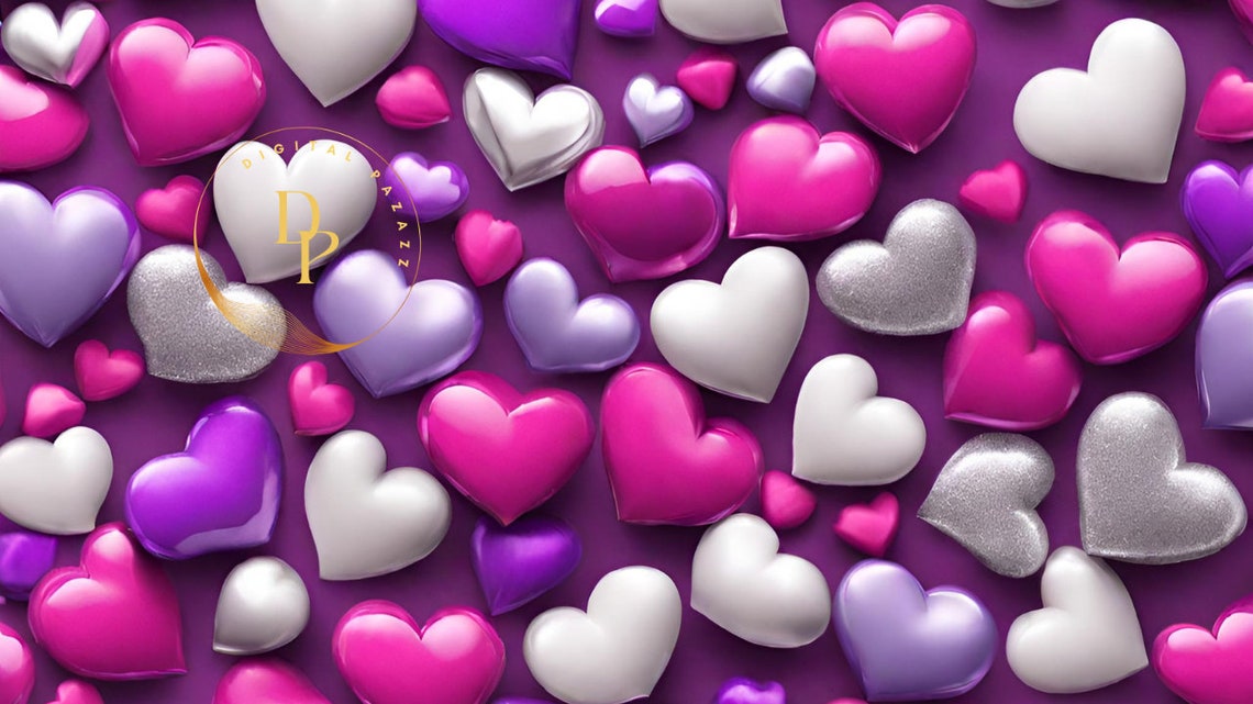 Valentine's Day Virtual Backgrounds / Office Meeting Backdrops for Zoom ...