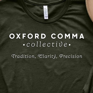 オックスフォード・コンマ・コレクティブTシャツ：英語教師への文法ギフト