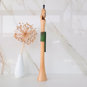 38 cm / 15 &#39;&#39; Große Vintage Shozan Shido Kreative Kokeshi Puppe - Osono Sosaku Volkskunst Japanische Holzfigur