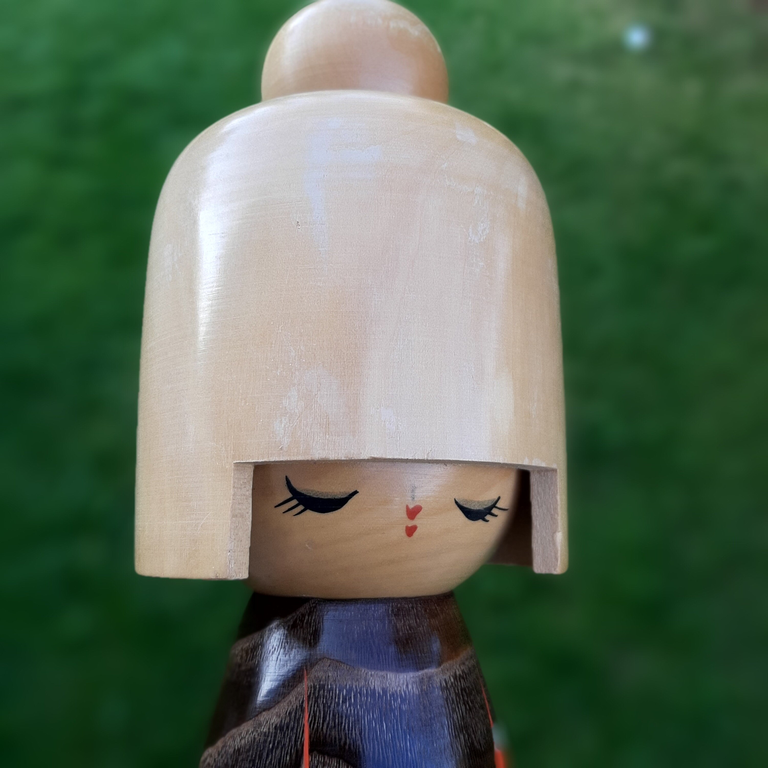岡本卯三郎作の背の高いヴィンテージの創作こけし。 - Etsy 日本