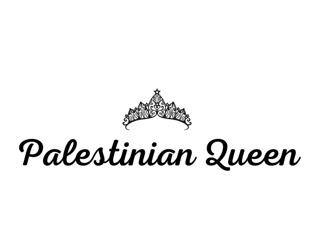 SVG File Palestinian Queen Palestina Digital Download Etsy