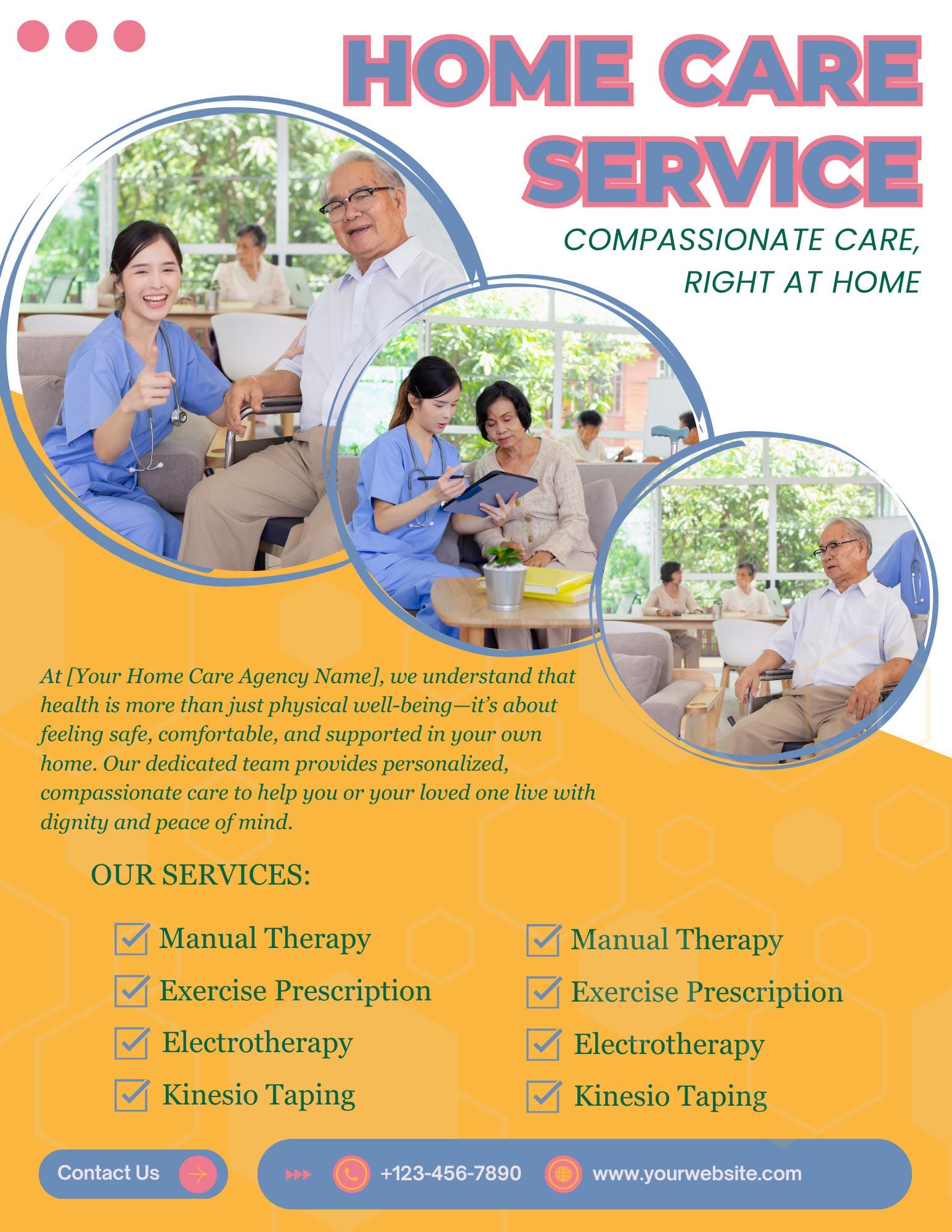 Home Care Flyer Template Home Care Services Flyer Template Home Care ...