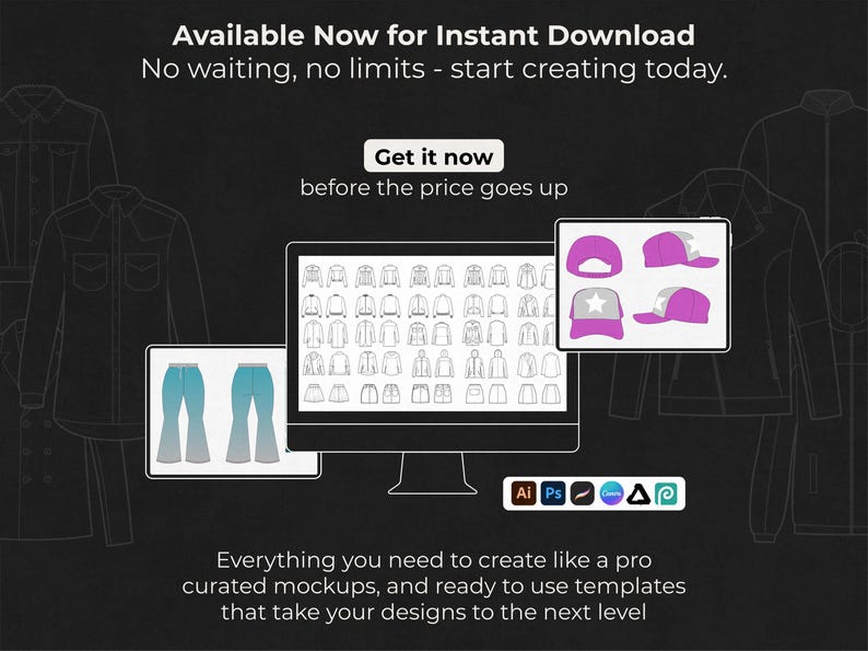 500 Women’s Activewear Mockup Pack | Vector Gymwear Templates | Mockups for Fitness Brands and Designers image 9