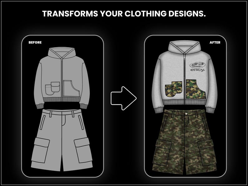 5500+ Streetwear Clothing Mockups and Tech Pack Vector Templates Pack ...