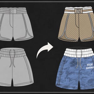 1000 Activewear Mockups Pack | Male and Female Gymwear Vector Templates in SVG and PNG | Fitness Apparel Mockup bundle for Clothing Brands image 5