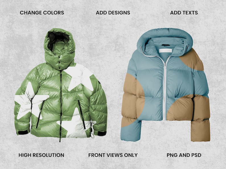 250+ Realistic Mockups Bundle | Streetwear Clothing Mockup pack | Front View image 5