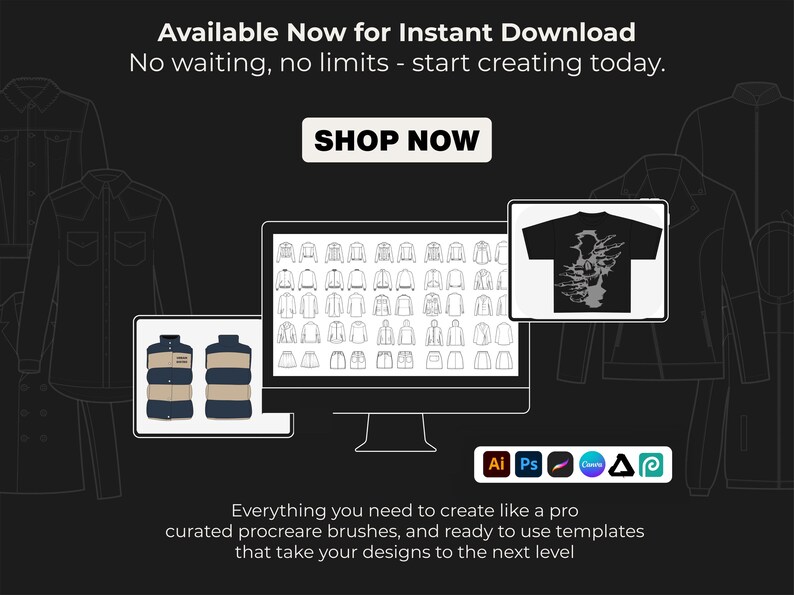5500+ Streetwear Clothing Mockups and Tech Pack Vector Templates pack for Fashion Brand Design Illustrator Photoshop Procreate AI PNG SVG image 13