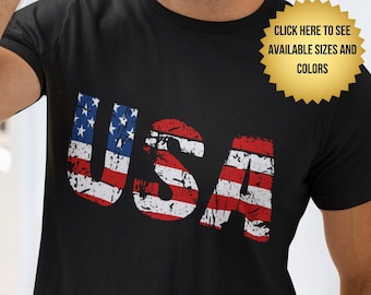 USA Flag Memorial Day T-Shirt, Patriotic Remembrance Gift