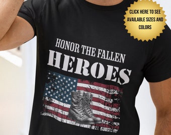 Camiseta del Día de los Caídos, homenaje a los héroes caídos, homenaje patriótico