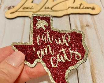 Custom Logo Mascot Glitter Iron On Patch | Custom PNG Iron On Patch | Custom Picture Patch | Hat Patch | Game Day Patch