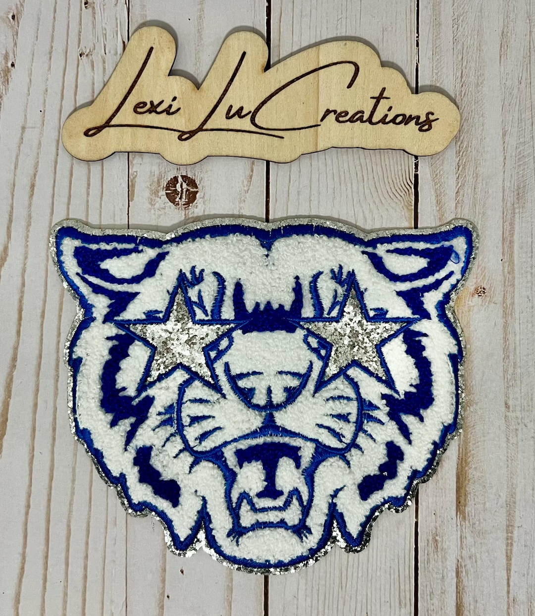Davidson Wildcats Iron-On Patch – Sew On Embroidered College Patch – 2 Pack