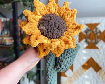 Sonnenblume Plüschtier Anleitung *PDF ONLY* | Low Sew häkeln Blumenmuster