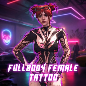 Girl Tattoo / fullbody / female / GTA / fivem