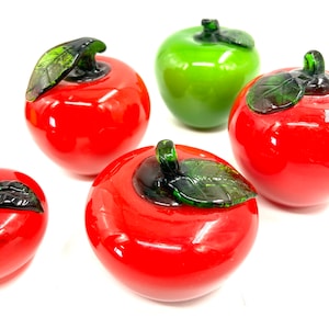 Pommes en verre de Murano/fruits de murano/fruits en verre italien