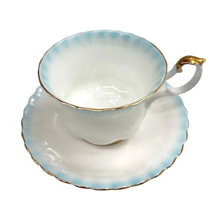 1950s Royal Albert Purple Rainbow  tea cup and saucer / Hampton Shape