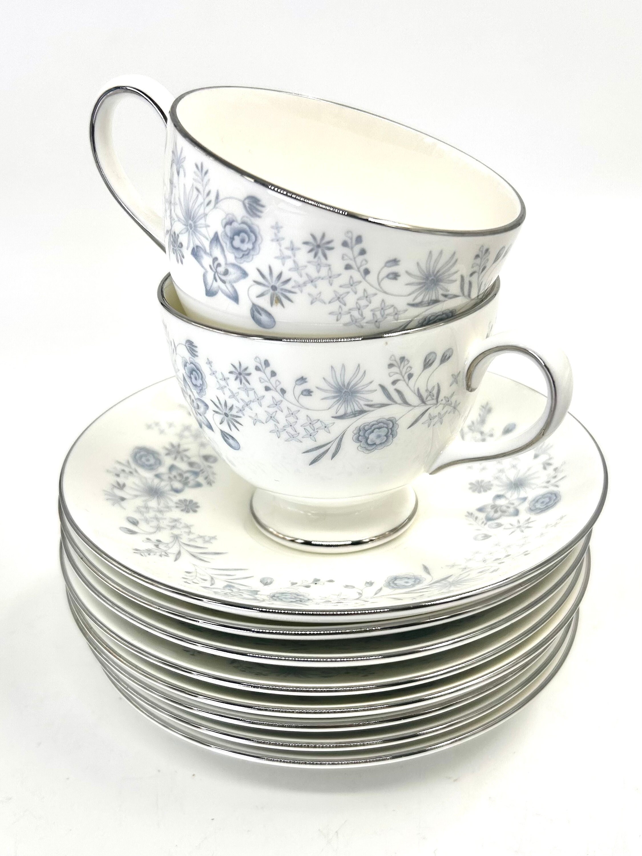 Wedgwood China Belle Fleur Pattern Blue Floral Open Stock Sold in