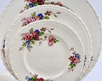 Myott Son & Co Ltd Staffordshire England June Roses dinnerware