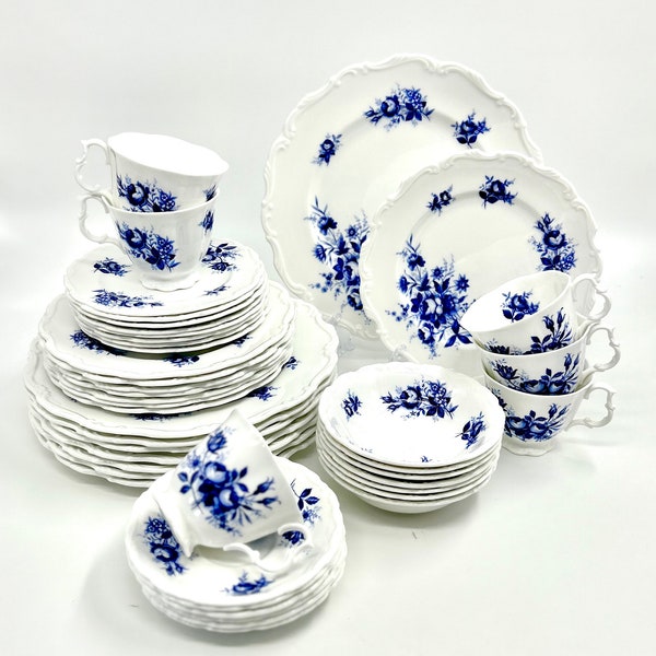 Royal Albert Connoisseur Bone China Made in England, C.1960s /3 piece place settings / tea cup & saucer sets
