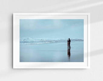Tirage Photographique Surfeur II, France, Cote Atlantique Photo, Décoration