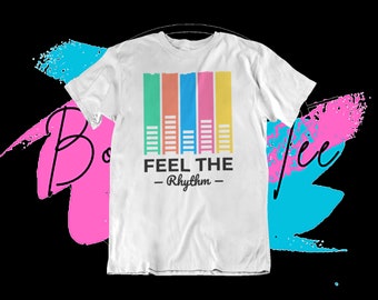 Feel the Rhythm Music T-Shirt - Wear Your Passion for Music!