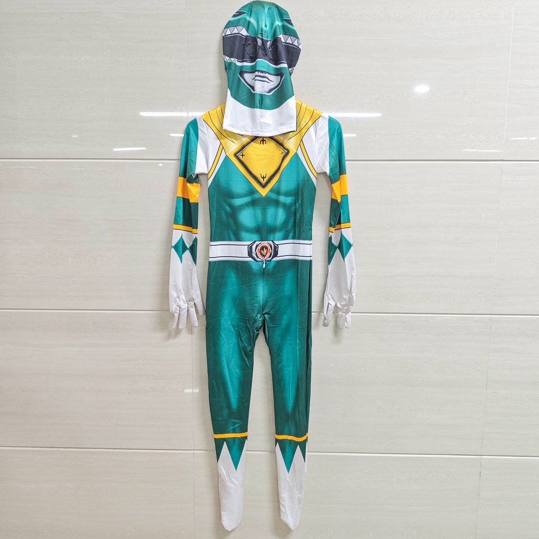 Green Power Ranger Costume Kids Costume With Mask Boy's Etsy Singapore