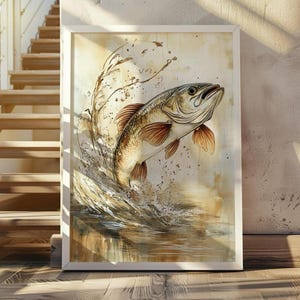 Bass Fishing Boy Nursery Printable Wall Art Hunting and Fishing Baby Boy Nursery Decor | Instant Printable Download