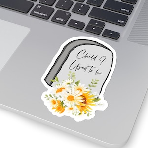The Maine Flowers on the Grave Lyrics Stickers