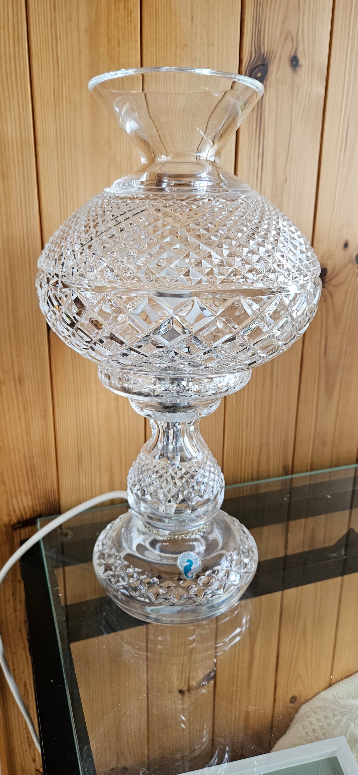 Waterford Crystal Lamp Etsy
