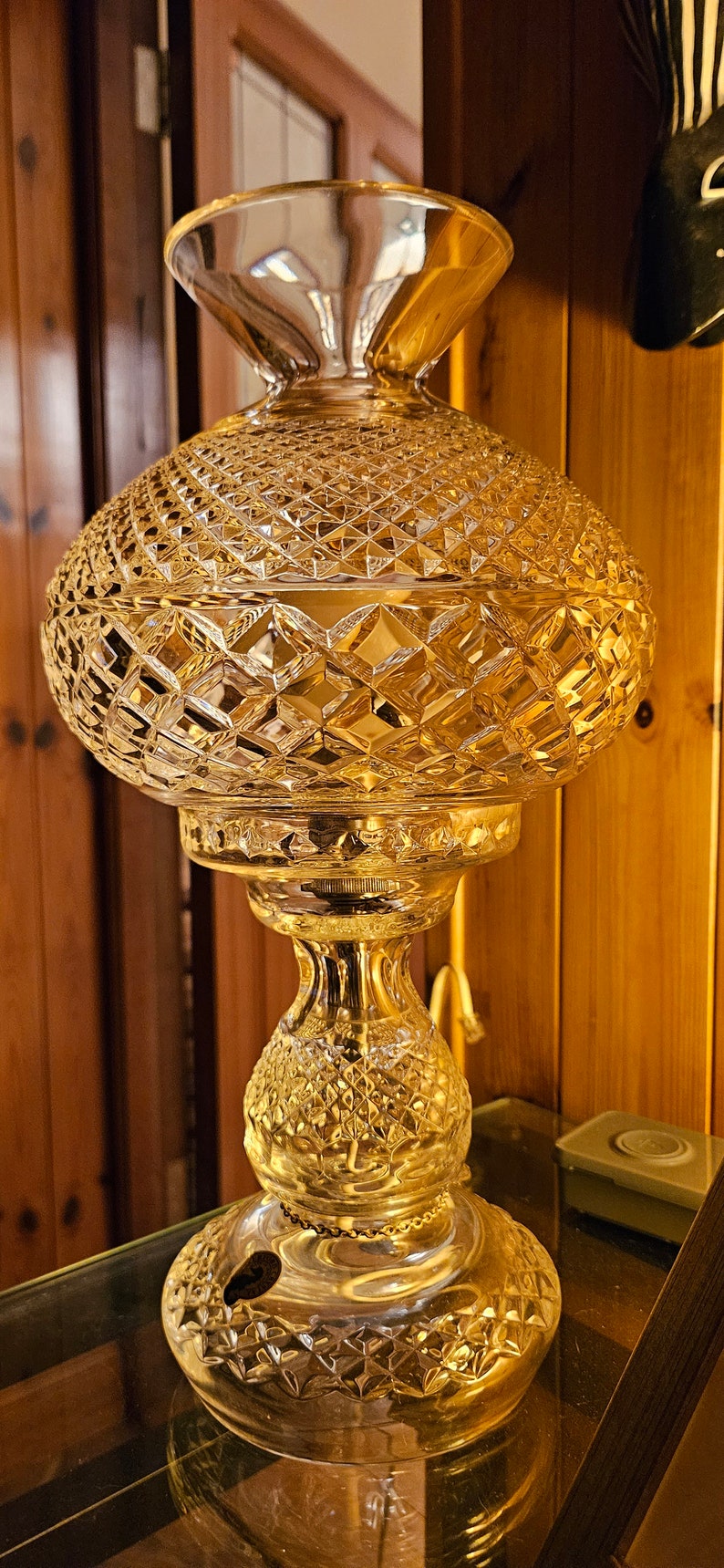 Waterford Crystal Lamp Etsy