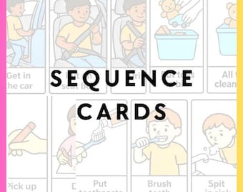 Three Step Sequence Cards (PDF download)