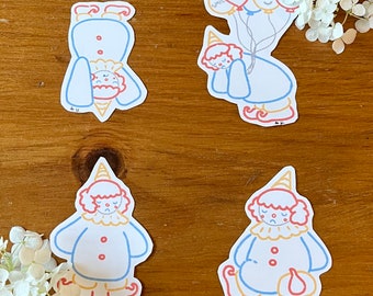 Cartoon Clown Stickers