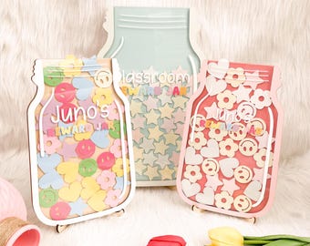 Personalized Reward Jar with Tokens Classroom, Teacher Star Jar Chore Chart, Reward Jar with Tokens Classroom Teacher, Potty Training