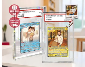 Personalized Father's Day Pokemon Card, Gamer Dad Gift, Custom Anime Acrylic Card - Etsy Personalized Father's Day Pokemon Card, Gamer Dad Gift, Custom Anime Acrylic Card - Etsy
