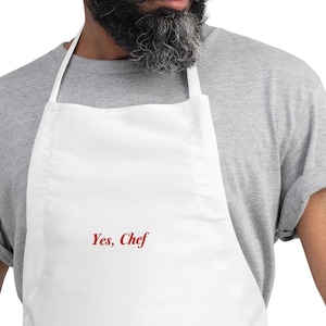 Yes Chef Apron (Embroidered)