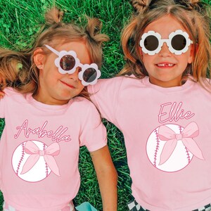 Custom Baseball Sister t-shirt,Baseball Sis Shirt,Coquette Baseball,Pink Bow Baseball,mama baseball shirt,big brother baseball shirt,sibling