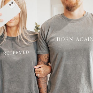 Aesthetic Christian Shirt,Personalizable Comfort colors Minimalist Shirt,Christian Shirt for men,Christian streetwear,Bible verse,customize