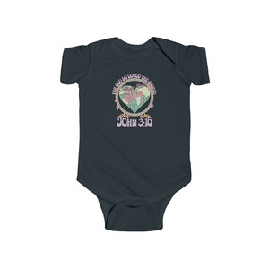 Christian Baby John 3:16 Säugling Onsie Bild 3