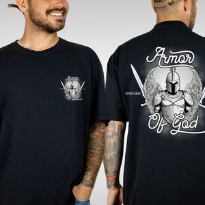 Christian T-Shirt Armor Of God Comfort Colors,Gift for men,fathers day gift,christian men tshirt,bible verse shirt, godly men, gifted mens