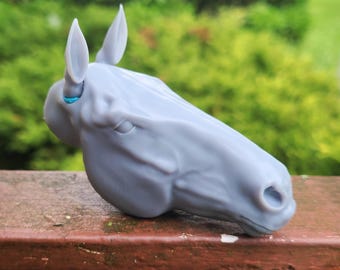 Resin Standardbred Horse Head - "Malcolm" - Breyer/Stone Model Custom Part