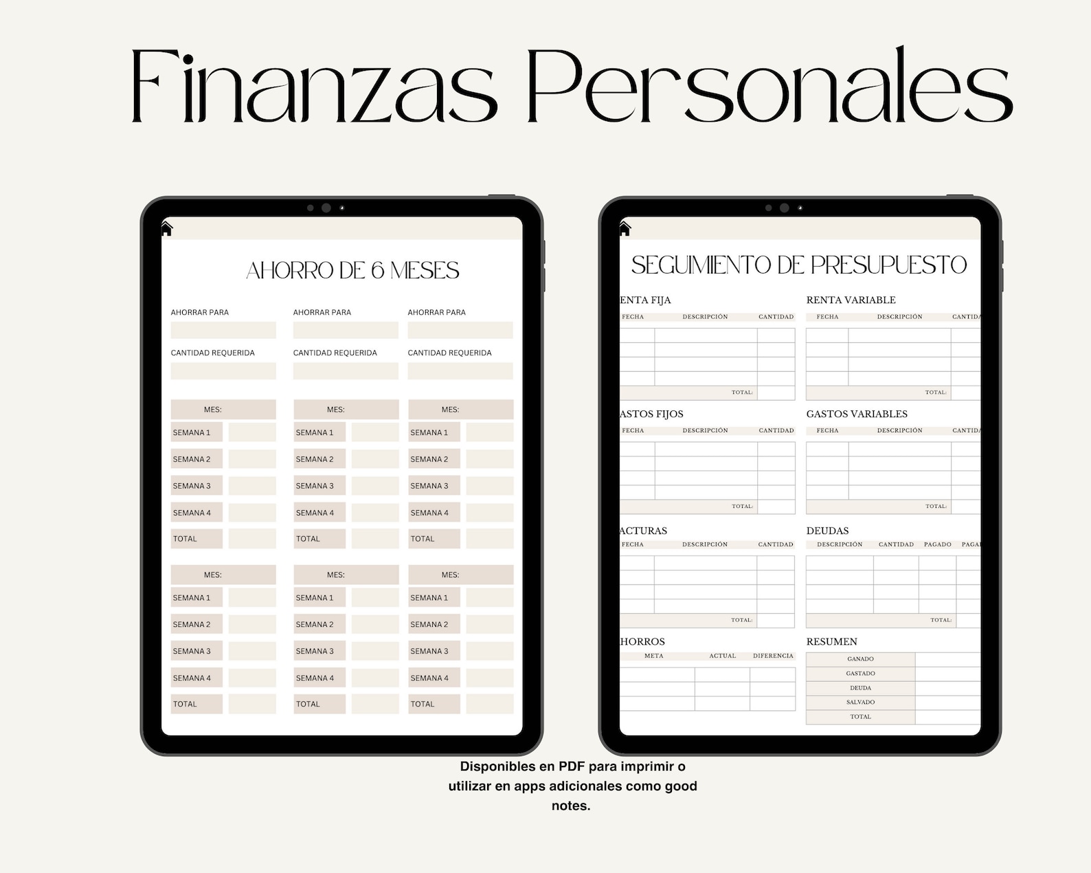 Plantilla Finanzas Personales Plantilla Para Ahorrar Dinero Hoja De ...