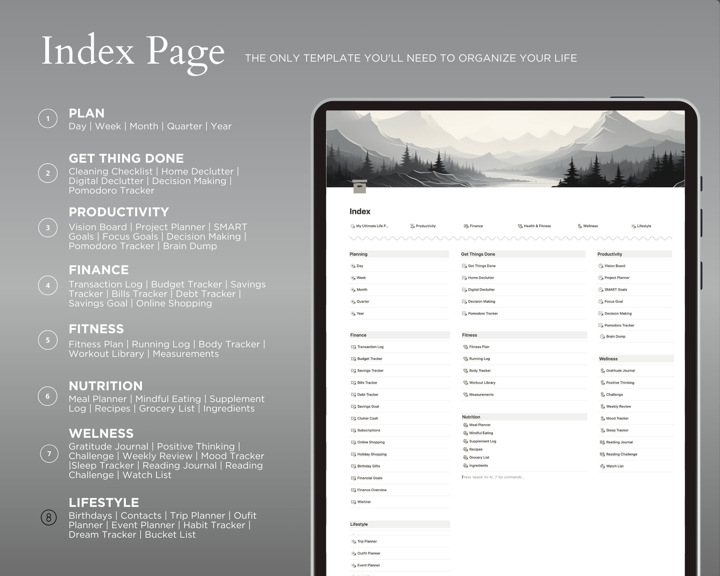 2024 All in One Notion Template, That Girl Dashboard, Notion Ultimate ...