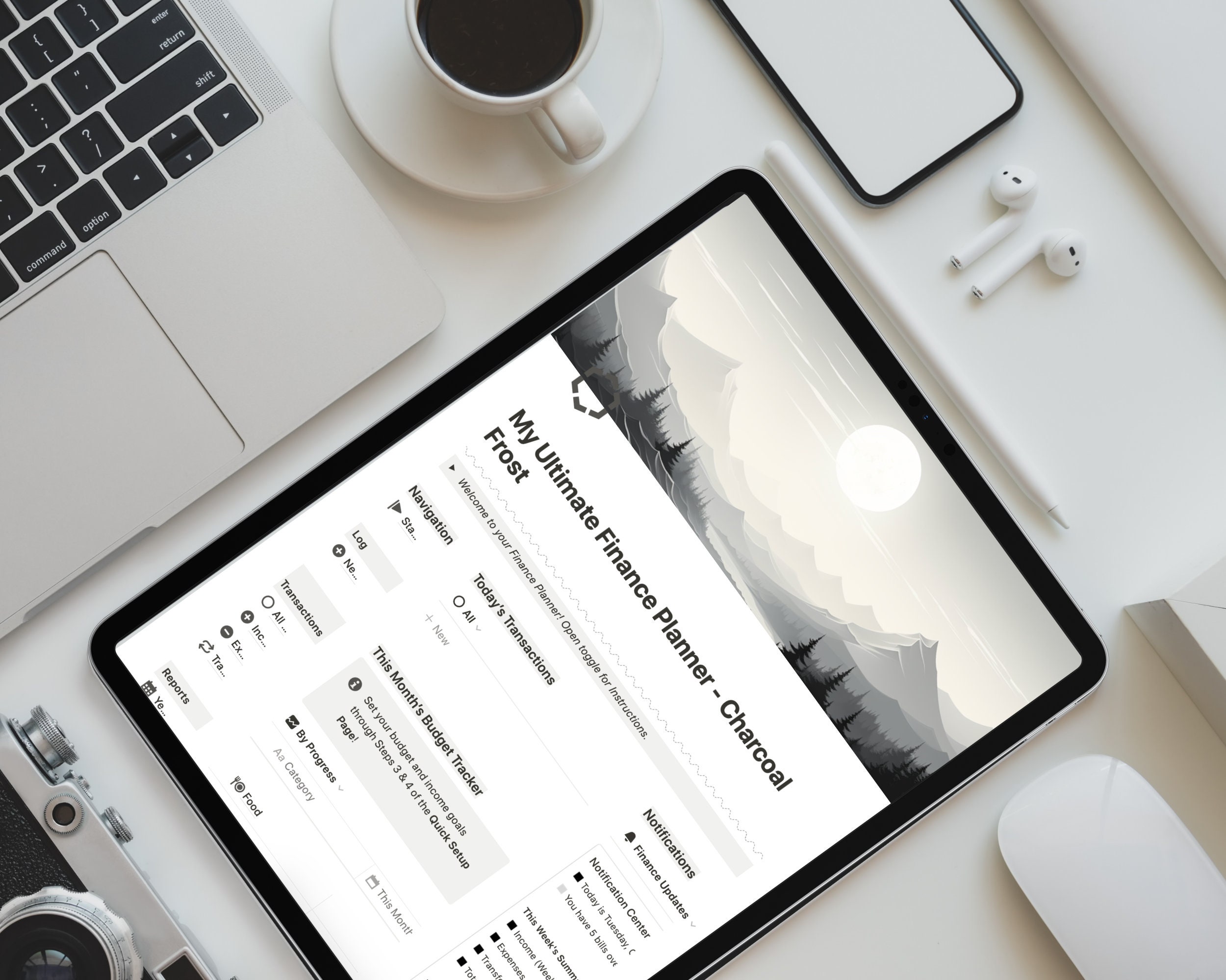 Notion Finance Planner Notion Template Budget Notion Business Template ...