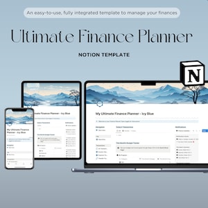 Notion Finance Planner Notion Template Budget Notion Business Template Ecommerce Notion Budget Template Freelance Notion Personal Planner