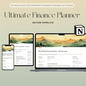 Notion Finance Planner Notion Template Budget Notion Business Template Ecommerce Notion Budget Template Freelance Notion Personal Planner