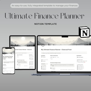 Notion Finance Planner Notion Template Budget Notion Business Template Ecommerce Notion Budget Template Freelance Notion Personal Planner