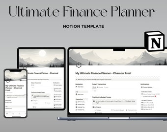 Notion Finance Planner Notion Template Budget Notion Business Template Ecommerce Notion Budget Template Freelance Notion Personal Planner