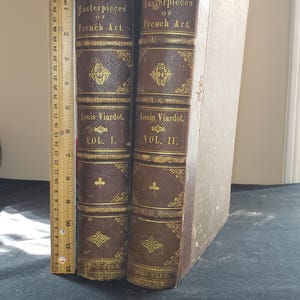 1883 I capolavori dell'arte francese di Louis Varidot GRANDE Folio RICCAMENTE ILLUSTRATO