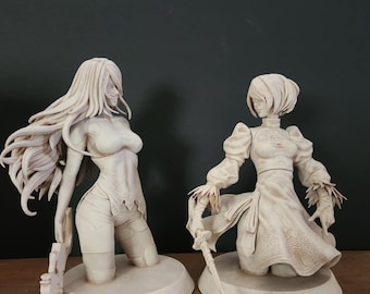 A2 and 2B - NieR Automata Fan Art
