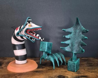 Delia Dietz Sculpture and Sandworm Set